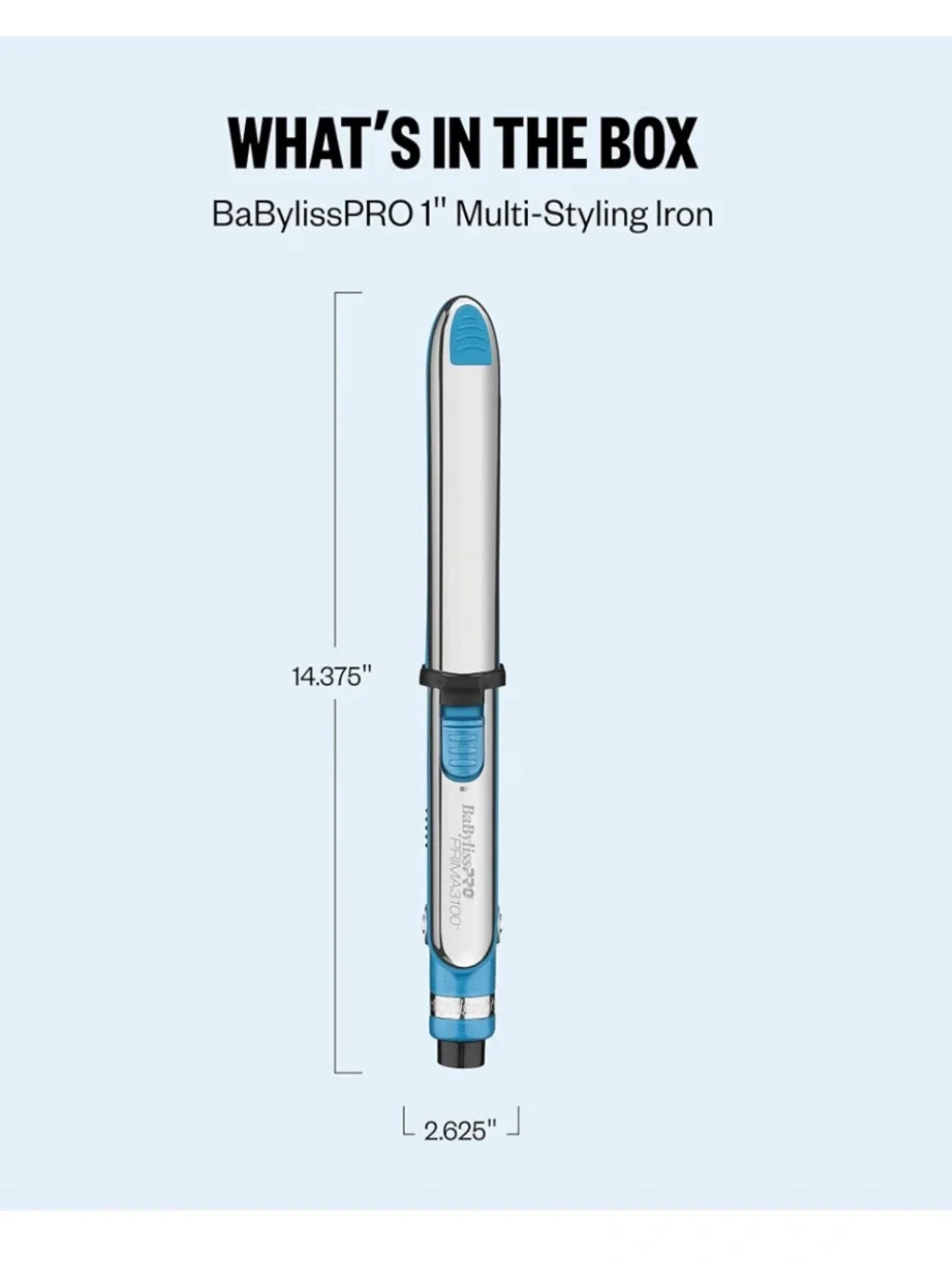 BaBylissPRO Nano Titanium Prima lonic Hair Straightener - Picture 3 of 11